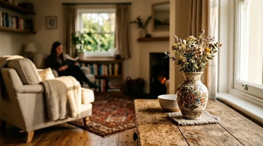 Intérieur d'un foyer sécurisé représentant la protection d'une assurance multirisque habitation
