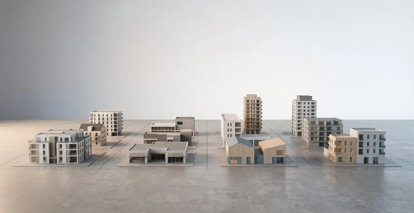 Représentation symbolique de la protection des investissements immobiliers locatifs