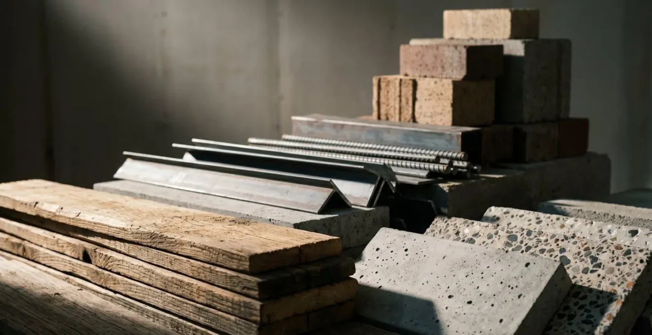 Matériaux de construction illustrant l'impact de l'inflation sur les coûts de reconstruction